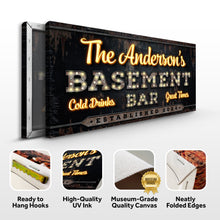 Load image into Gallery viewer, Custom Vintage Rust Basement Bar Sign III