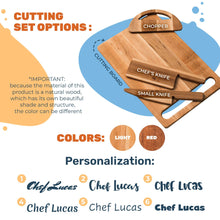 Load image into Gallery viewer, Safe Cutting Board and Knives