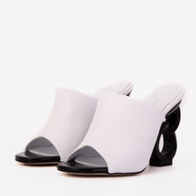 Load image into Gallery viewer, The Cymmer White Leather Women Sandal