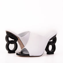 Load image into Gallery viewer, The Cymmer White Leather Women Sandal