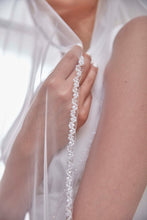 Load image into Gallery viewer, Elegant Beaded Wedding  Veil-D205R
