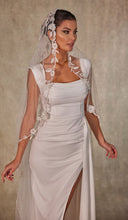 Load image into Gallery viewer, Flower Embroideried Wedding Veil- D230