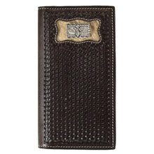 Load image into Gallery viewer, 3D Calf Hair Inlay Cross Concho - Men's Rodeo Wallet