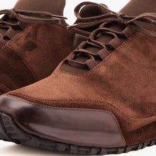 Load image into Gallery viewer, The Hudson Brown Suede Men Sneaker