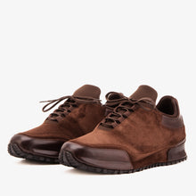 Load image into Gallery viewer, The Hudson Brown Suede Men Sneaker