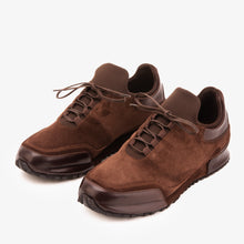 Load image into Gallery viewer, The Hudson Brown Suede Men Sneaker