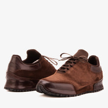 Load image into Gallery viewer, The Hudson Brown Suede Men Sneaker