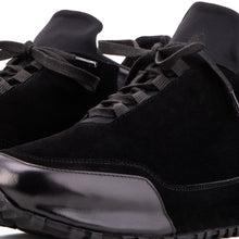 Load image into Gallery viewer, The Hudson Black Suede Men Sneaker