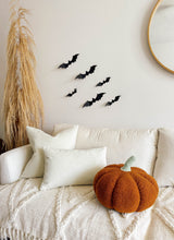 Load image into Gallery viewer, Jumbo Sherpa Orange Pumpkin Pillow