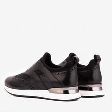 Load image into Gallery viewer, The Arcadia Black Leather Men Sneaker
