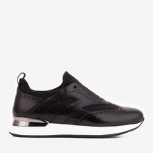 Load image into Gallery viewer, The Arcadia Black Leather Men Sneaker