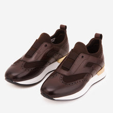 Load image into Gallery viewer, The Arcadia Brown Leather Men Sneaker
