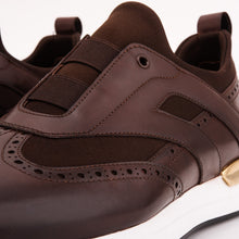 Load image into Gallery viewer, The Arcadia Brown Leather Men Sneaker