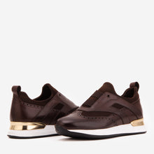 Load image into Gallery viewer, The Arcadia Brown Leather Men Sneaker