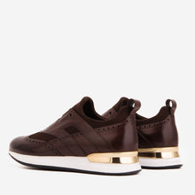 Load image into Gallery viewer, The Arcadia Brown Leather Men Sneaker