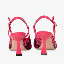Load image into Gallery viewer, The Napoli Fuchsia Leather Slingback Women Sandal
