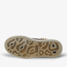 Load image into Gallery viewer, The Venezia Gold &amp; Black Leather Women Sneaker