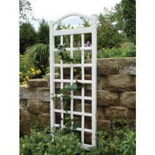 Load image into Gallery viewer, 76-inch High Garden Trellis in White Vinyl - Made in USA
