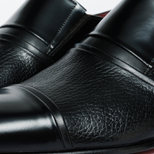 Load image into Gallery viewer, The Everest Black Leather Cap Toe Dress Loafer Men Shoe
