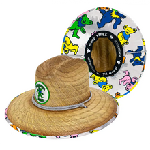 Load image into Gallery viewer, Peter Grimm Grateful Dead Sugar Junior - Children's Straw Lifeguard Hat