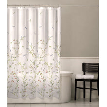 Load image into Gallery viewer, Floral Dragonfly Polyester Machine Washable Shower Curtain
