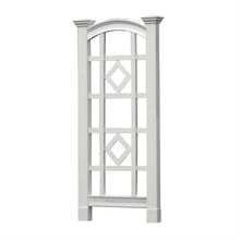 Load image into Gallery viewer, 59-inch Outdoor Weather Resistant White Vinyl Garden Trellis
