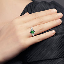 Load image into Gallery viewer, Boho Flower Design Natural Gemstone Ring Solid 925 Sterling Silver DGR1146 R-1395