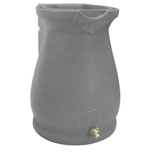 Load image into Gallery viewer, Grey Granite 65 Gallon Plastic Urn Rain Barrel with Planter Top