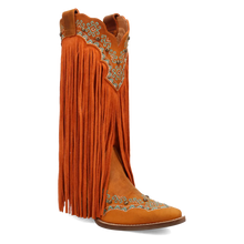 Load image into Gallery viewer, Dingo Tequila Sunrise - Women's Suede Leather Cowgirl Boots