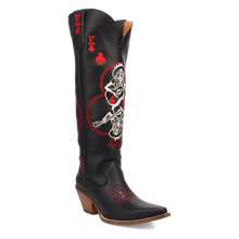 Load image into Gallery viewer, Dingo King of Clubs - Women's Leather Cowgirl Boots