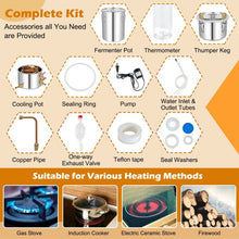Load image into Gallery viewer, 10 Gallon Stainless Steel Alcohol Still Fermenting / Distilling Kit