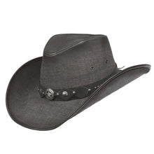 Load image into Gallery viewer, Deadwood Trading Lawman - Faux Leather Cowboy Hat