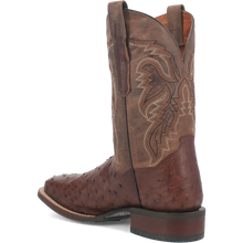 Load image into Gallery viewer, Dan Post Alamosa (Chocolate/Brown) - Men's Ostrich Skin Leather Cowboy Boots