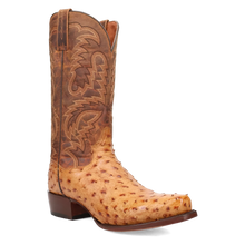 Load image into Gallery viewer, Dan Post Marco - Men's Ostrich Skin Leather Cowboy Boots
