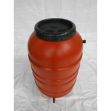 Load image into Gallery viewer, Terra Cotta Red HDPE Plastic 55-Gallon Rain Barrel with Spigot