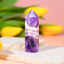 Load image into Gallery viewer, Cycle Breaker - Chevron Amethyst Point of Transformation