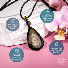 Load image into Gallery viewer, The ﻿Hypersthene Millionaire Manifestation Pendant