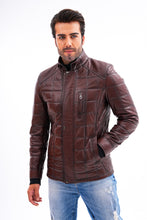 Load image into Gallery viewer, The Modena Quilted Leather Men Jacket