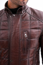 Load image into Gallery viewer, The Modena Quilted Leather Men Jacket