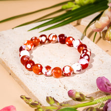 Load image into Gallery viewer, Feminine Force – Carnelian Orca Agate Bracelet
