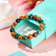 Load image into Gallery viewer, Quiet My Mind – Ocean Jasper Bracelet