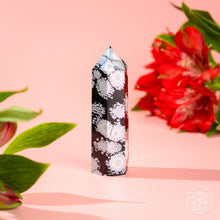 Load image into Gallery viewer, Spiritual Bodyguard - Snowflake Obsidian Point