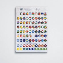 Load image into Gallery viewer, Wooden Flag Sticky Pins