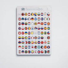 Load image into Gallery viewer, Wooden Flag Sticky Pins
