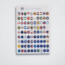 Load image into Gallery viewer, Wooden Flag Sticky Pins