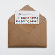 Load image into Gallery viewer, Wooden Flag Sticky Pins