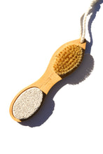 Load image into Gallery viewer, Bamboo Exfoliating Foot Pedicure Tool