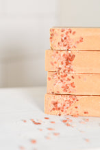 Load image into Gallery viewer, Pink Salt + Grapefruit Cleansing Bar Handmade Tallow and Goat Milk Soap Bar