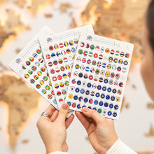 Load image into Gallery viewer, Wooden Flag Sticky Pins
