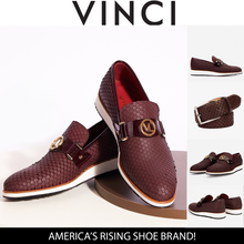 Load image into Gallery viewer, The Legacy Burgundy Leather Men Casual Loafer Shoe